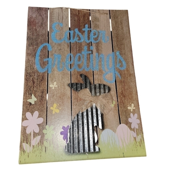 Easter Decor 4 hanging & 1 pack of sugar eggs sparkly fun & festive - Picture 4 of 13